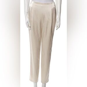ALICE+OLIVIA Cream Silk Pants - originally $295